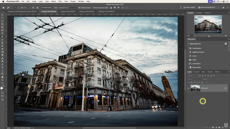 photoshop 2025 entorno de trabajo